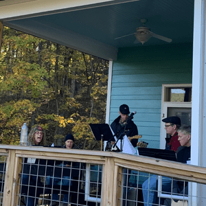 Acoustic Band Playing at the Retreat Center